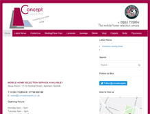 Tablet Screenshot of conceptcarpets.co.uk